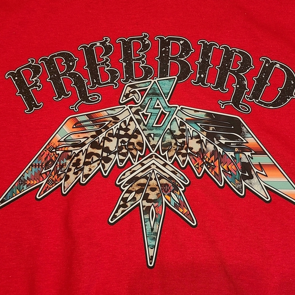 Freebird Graphic T-Shirt – Vintage Rock Eagle Tee – Bold Classic Rock Tee - Picture 2 of 12